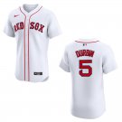 Red Sox #5 Caleb Durbin White Stitched Jersey