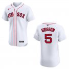 Red Sox #5 Vaughn Grissom White Stitched Jersey