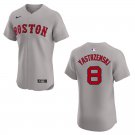 Red Sox #8 Carl Yastrzemski Gray Stitched Jersey