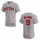 Red Sox #9 Ted Williams Gray Stitched Jersey