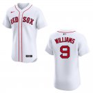 Red Sox #9 Ted Williams White Stitched Jersey