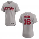 Red Sox #16 Jarren Duran Gray Stitched Jersey