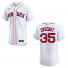 Red Sox #35 Garrett Crochet White Stitched Jersey