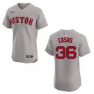 Red Sox #36 Triston Casas Gray Stitched Jersey