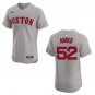 Red Sox #52 Wilyer Abreu Gray Stitched Jersey