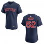 Red Sox #52 Wilyer Abreu Navy Stitched Jersey