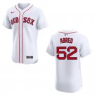 Red Sox #52 Wilyer Abreu White Stitched Jersey