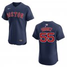 Red Sox #55 Ranger Suarez Navy Stitched Jersey