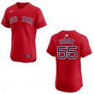 Red Sox #55 Ranger Suarez Red Stitched Jersey