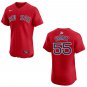 Red Sox #55 Ranger Suarez Red Stitched Jersey