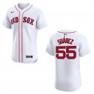 Red Sox #55 Ranger Suarez White Stitched Jersey