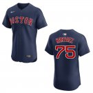 Red Sox #75 Carlos Narvaez Navy Stitched Jersey