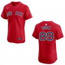 Red Sox #89 Tanner Houck Red Stitched Jersey