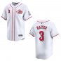 Reds #3 Ke'Bryan Hayes White Stitched Jersey