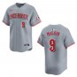 Reds #9 Matt McLain Gray Stitched Jersey