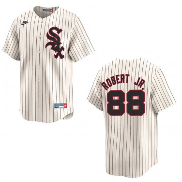 White Sox #88 Luis Robert Cream Stitched Jersey