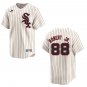 White Sox #88 Luis Robert Cream Stitched Jersey