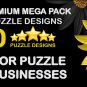 70 High-Res Digital Art Designs for Puzzles with Master Resell Rights