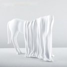 Simple modern abstract animal sculpture horse decoration white