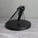 Modern simple black metal cast iron trimmer decoration