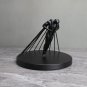 Modern simple black metal cast iron trimmer decoration