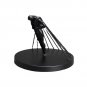 Modern simple black metal cast iron trimmer decoration