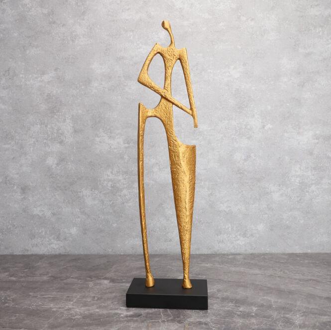 GOLD Creative cast-iron guillotine figures