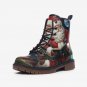 Christmas Gifts, Santa Claus Casual Leather Lightweight Boots For Holiday Season