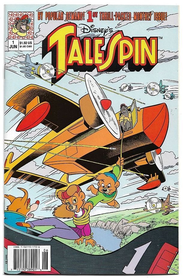 Disney's Tale Spin #1 (1991) _Disney Comics _ Baloo _ Shere-Khan _ Wildcat__1