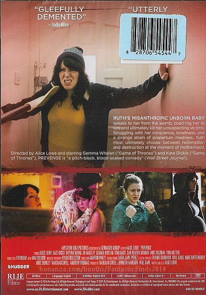 DVD - Prevenge (2016) _Alice Lowe _ Jo Hartley _ Gemma Whelan _ Comedy Slasher__2