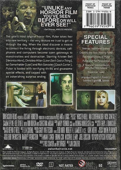 DVD - Pulse (2006) _Kristen Bell _ Octavia Spencer _ Christina Milian _ Horror__2