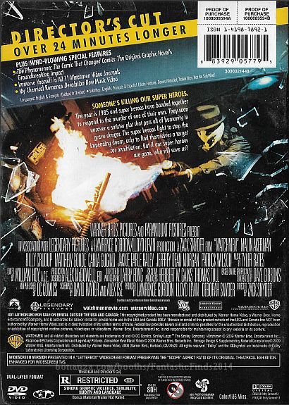 DVD - Watchmen_ Director's Cut (2009) _2-Disc Special Edition _ Malin Ackerman__2