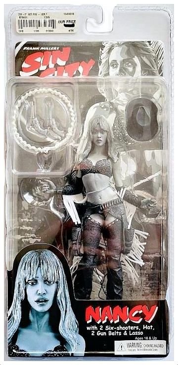 Frank Miller's Sin City_ Nancy - Series 1 (2005) _NECA _ 7_ Action Figure _ B&W__1