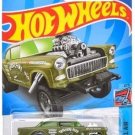 Hot Wheels - '55 Chevy Bel Air Gasser_ '22 Chevy Bel Air #2_5 - #43_250 _Green__1
