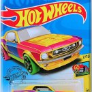 Hot Wheels - '67 Ford Mustang Coupe_ '19 HW Art Cars #7_10 - #218_250 _Yellow__1 Hot Wheels - '67 Ford Mustang Coupe_ '19 HW Art Cars #7_10 - #218_250 _Yellow__1