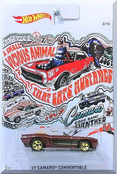 Hot Wheels - '69 Camaro Convertible_ HW 50th Camaro Collection #2_10 (2018)_1