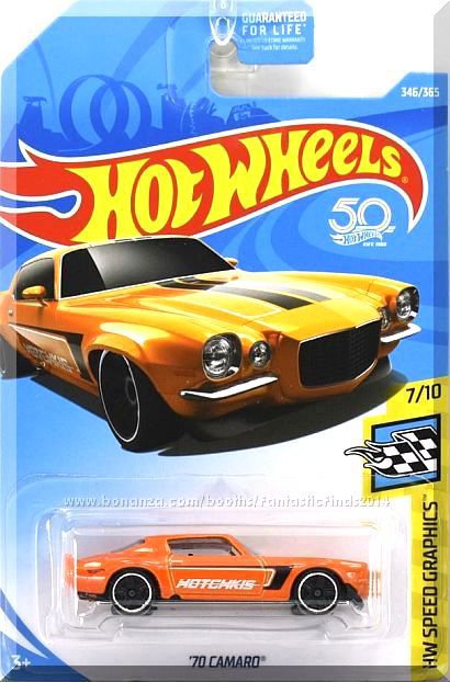 Hot Wheels - '70 Camaro_ HW Speed Graphics #7_10 - #346_365 (2018) _Orange__1