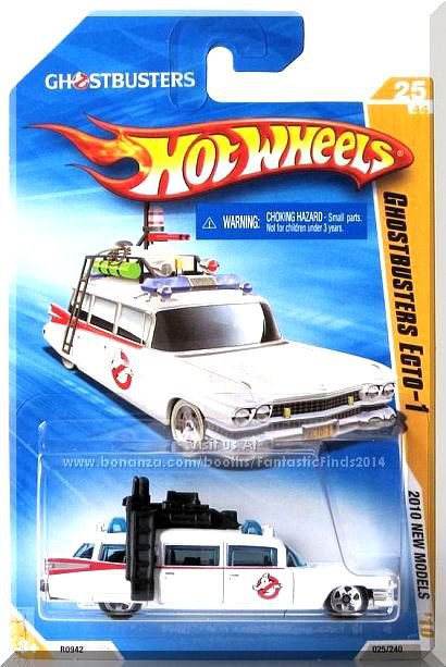 Hot Wheels - Ghostbusters Ecto-1_ 2010 New Models #25_44 - #025_240 _White__1