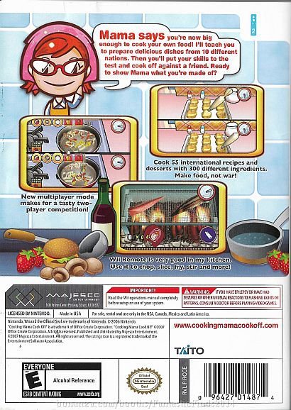 Nintendo Wii - Cooking Mama_ Cook Off (2007) _Complete With Case & Instructions__2