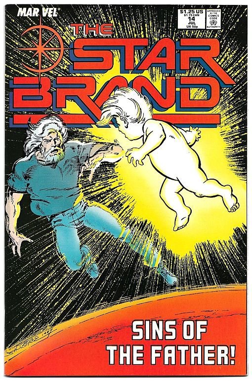 The Star Brand #14 (1988) _Marvel Comics _ Copper Age _ John Byrne _ Sci-Fi__1