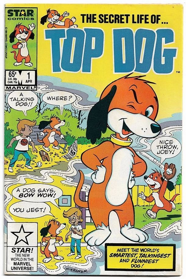 Top Dog #1 (1985) _Star Comics _ Cover Artwork By Warren Kremer _ Joey Jordan__1