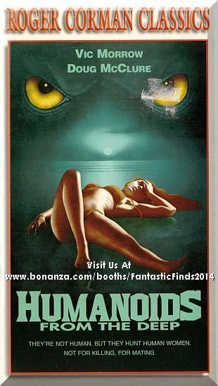 VHS - Humanoids From The Deep (1996) _Emma Samms _ Robert Carradine _ Horror__1