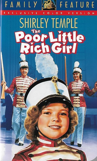 VHS - The Poor Little Rich Girl (1936) _Shirley Temple _ Alice Faye  _ Classic__1