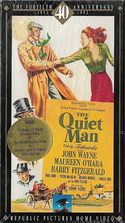 VHS - The Quiet Man (1952) _John Wayne _ Maureen O'Hara _ 40th Anniversary__1