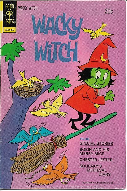 Wacky Witch #15 (1974) _Gold Key _ Bronze Age _ Sir Turtle _ Chester Jester__1