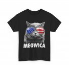 4th of July Cat Shirt, Meowica Cat American Flag Sunglasses T-Shirt 4th of July Cat Shirt, Meowica Cat American Flag Sunglasses T-Shirt
