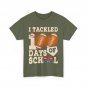 100 Days Of School Boys Kids 100th Day Of School Football T-Shirt