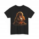 Baby Monkey Punch Shirt, Kawaii Baby Monkey Japanese Art T-Shirt