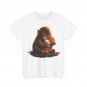 Baby Monkey Punch Shirt, Kawaii Baby Monkey Japanese Art T-Shirt