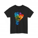 Badminton Shuttlecock T-Shirt, Badminton Sports Lovers Colorful Women Men Shirt